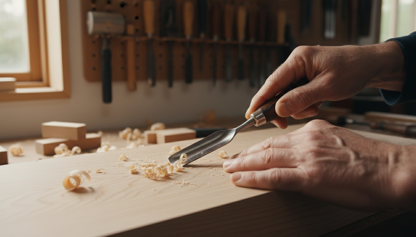 Carpenter at work