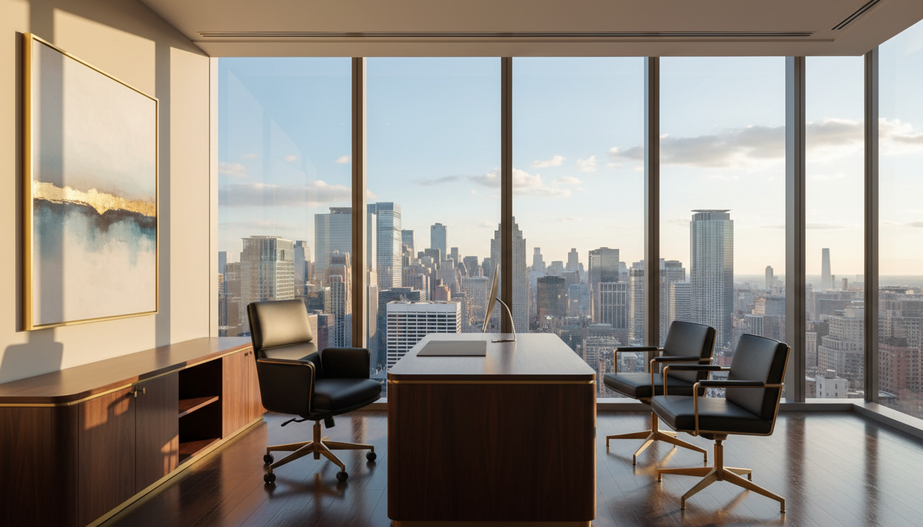 Financial advisor with client