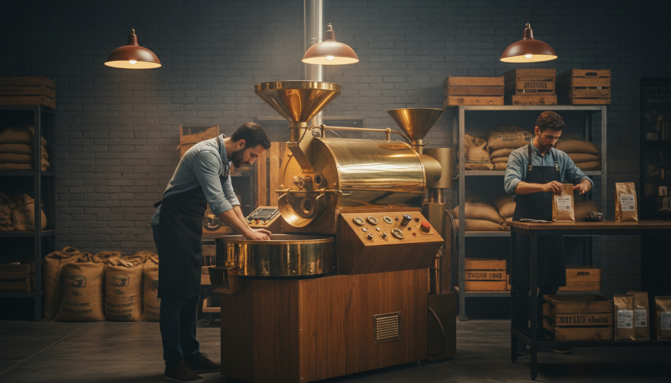 Cedar Coffee Roastery interior